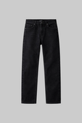 Mens essential Black Denim Jeans – Refined Straight Fit