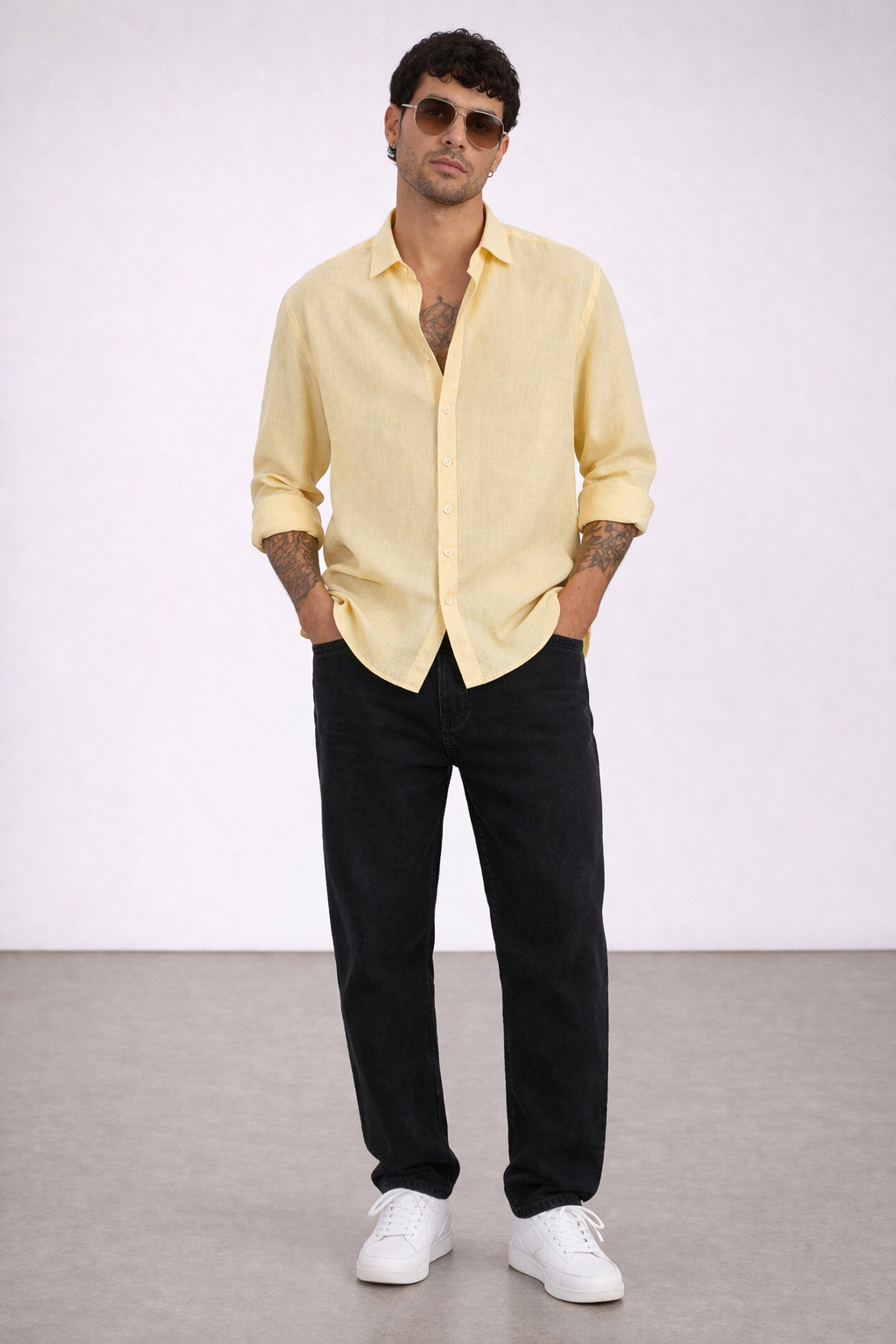 Premium Linen-Cotton Shirt – A Refined Summer Essential
