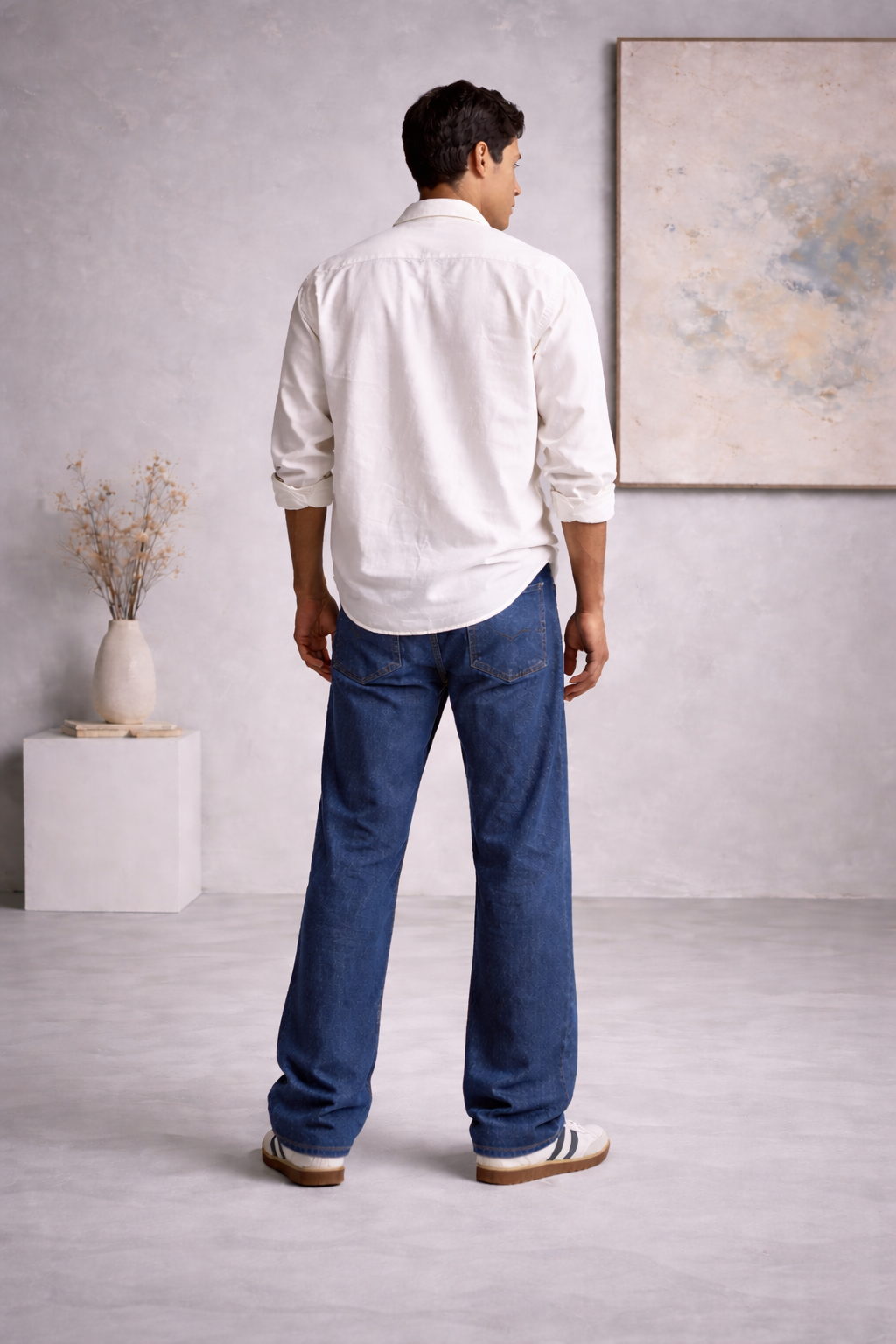 Men's premium Bootcut Jeans — Structured 100% Denim