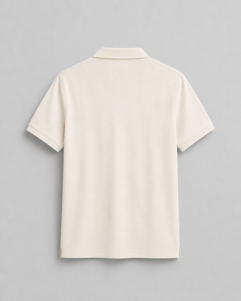 Men's premium classic off-white polo T-shirt