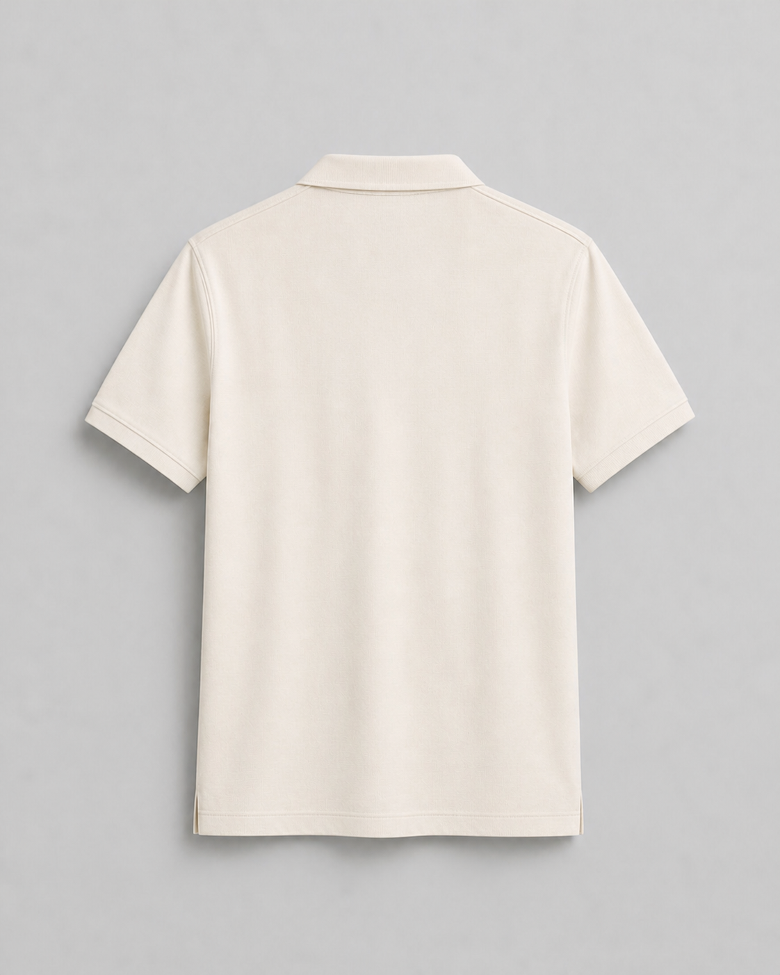 Men's premium classic off-white polo T-shirt