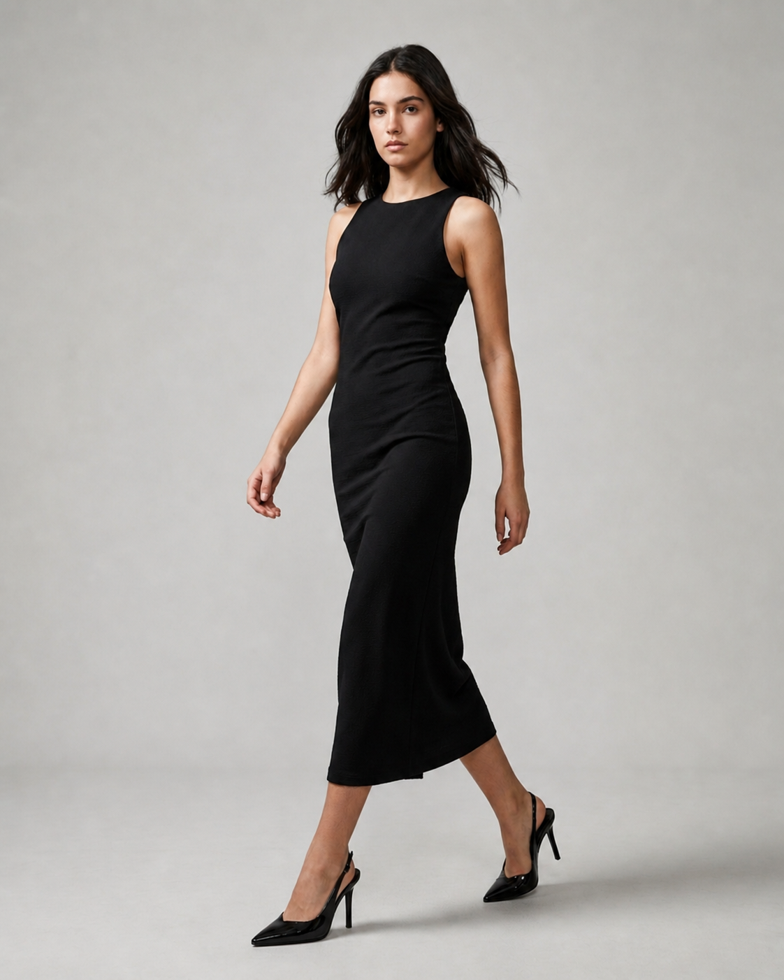 Women's premium Velouré Black Patent Heels