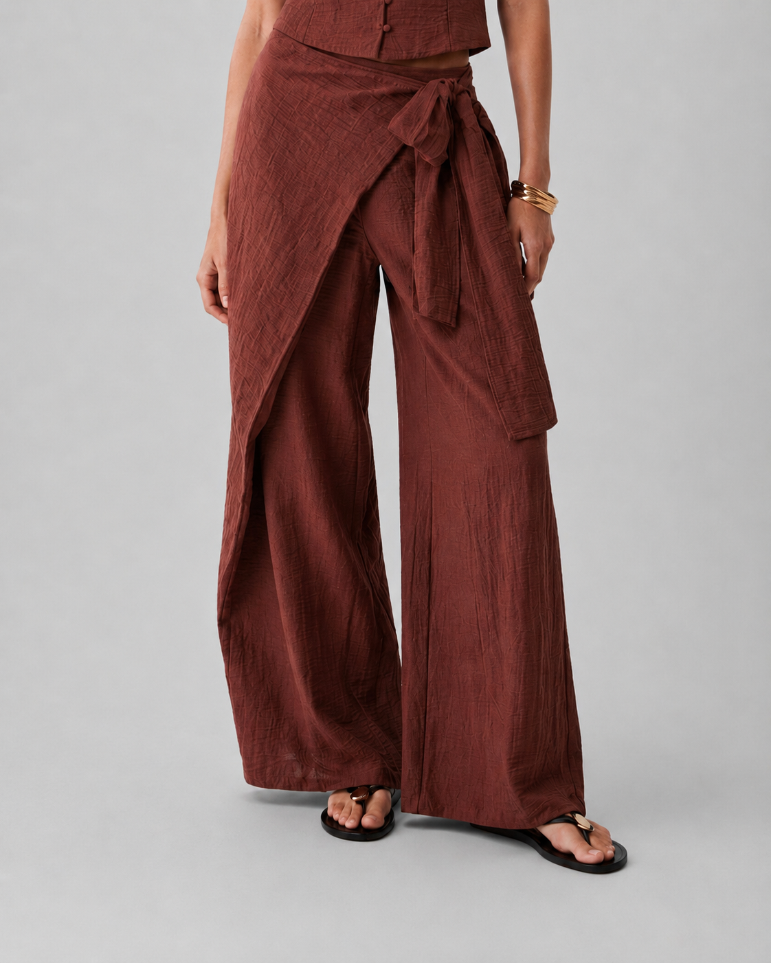 Women's premium La Riviera so-ord terracota set
