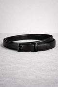 mens premium pure leather slim belt