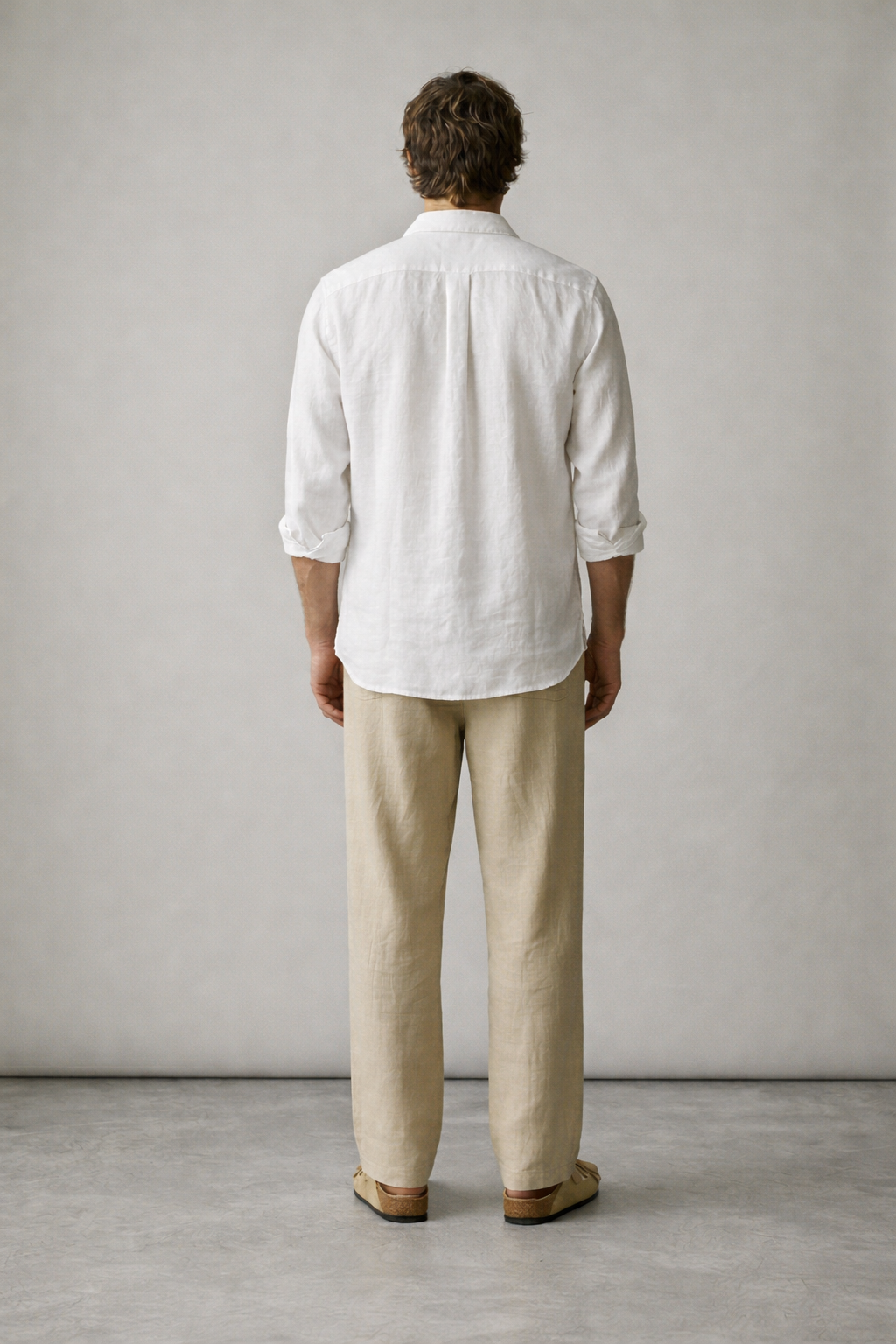 Men's premium pure linen shirt - white | Summer Essentials |