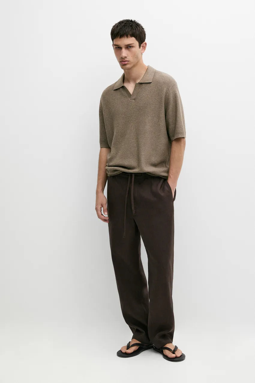 Men's Premium Supima Cotton Textured Polo