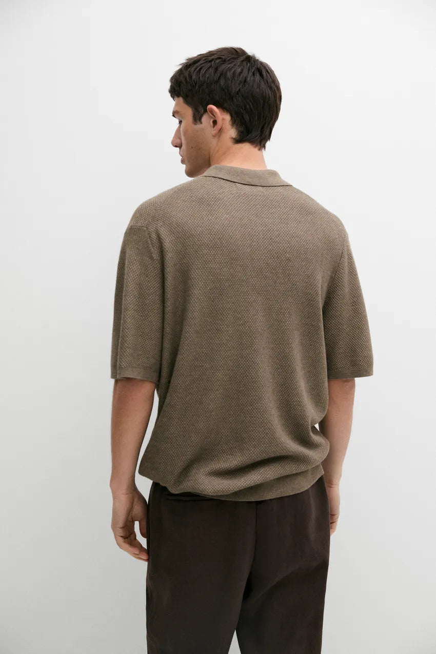 Men's Premium Supima Cotton Textured Polo